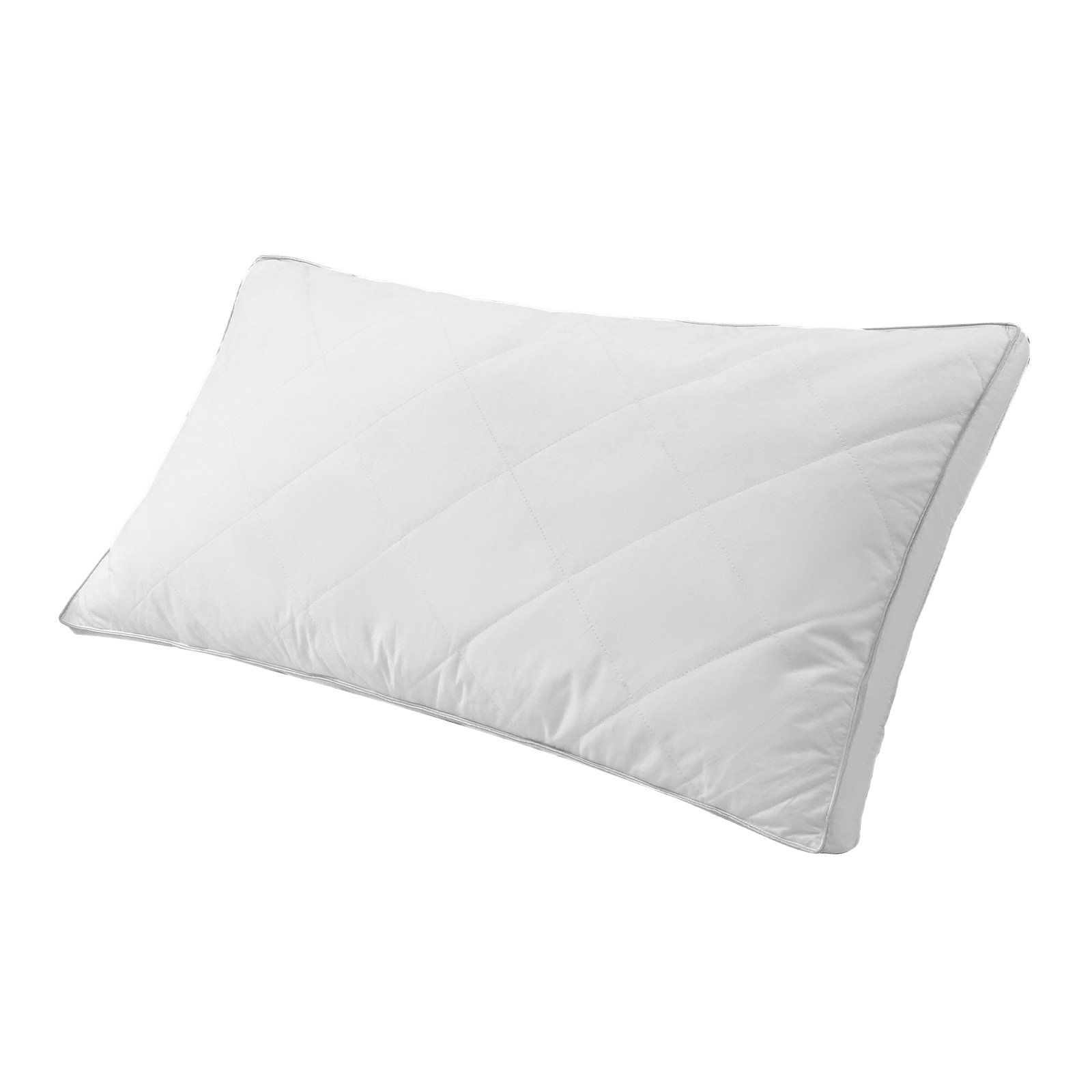 Luxury Hotel Bed Pillows Set Of 2 Supportive Down Alternative White_voghion.com